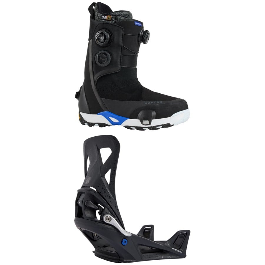 Burton Waverange Step On X Pro Snowboard Boots + Step On X Snowboard Bindings 2026