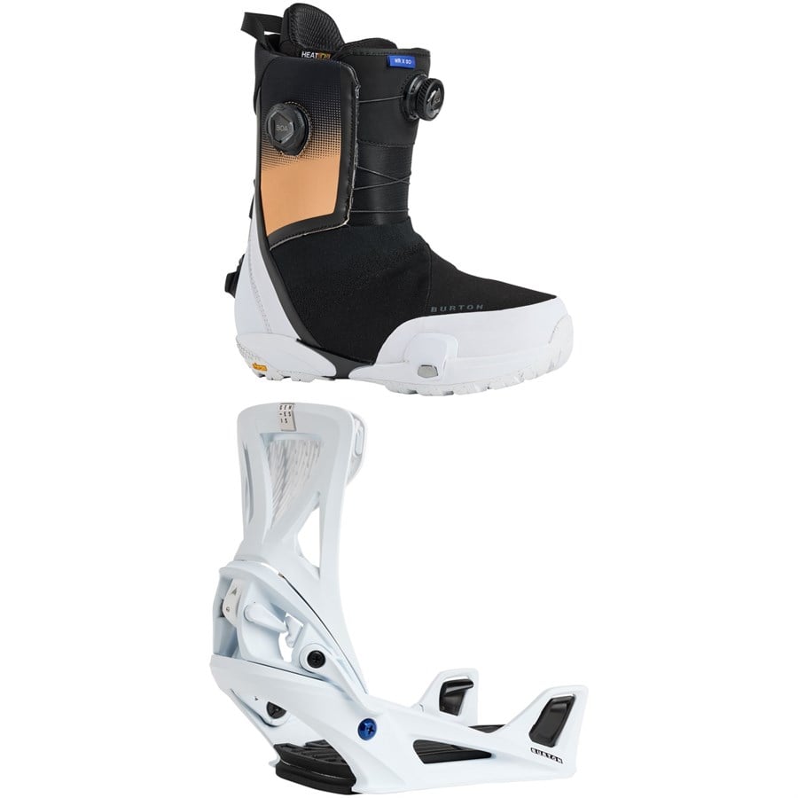 Burton Waverange X Step On Snowboard Boots + Step On Genesis Snowboard Bindings 2026