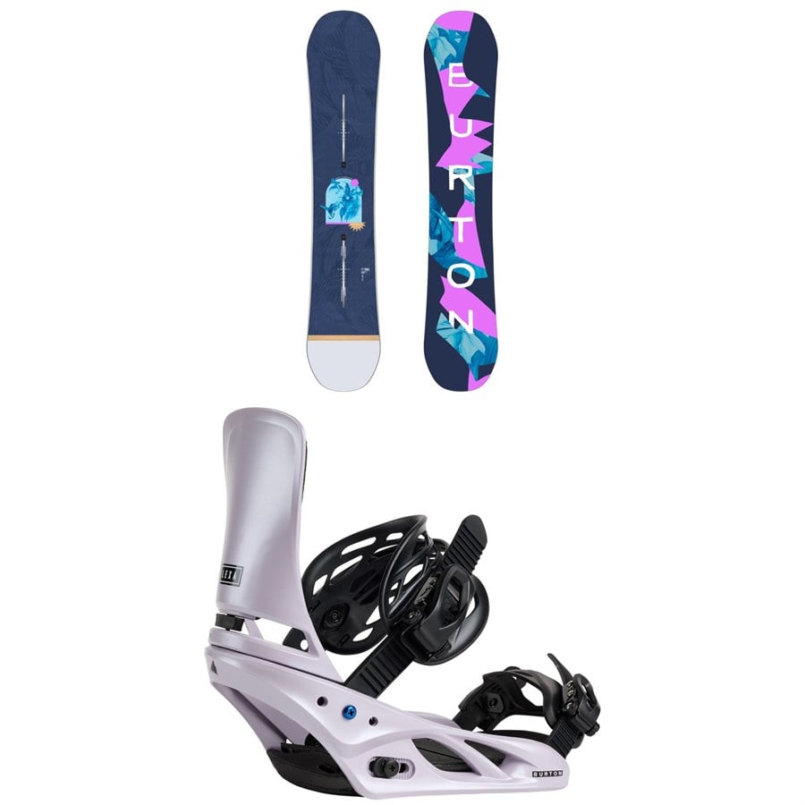 Burton Yeasayer Flying V Snowboard + Lexa Snowboard Bindings - Women's 2026