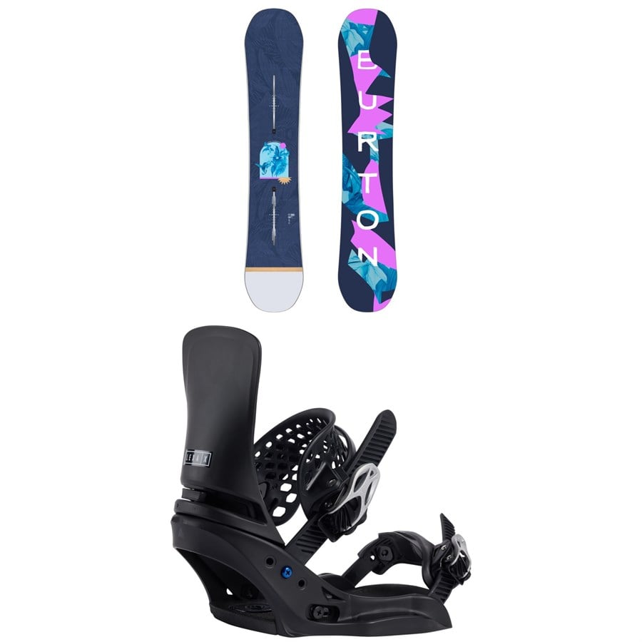 Burton Yeasayer Flying V Snowboard + Lexa X EST Snowboard Bindings - Women's 2026
