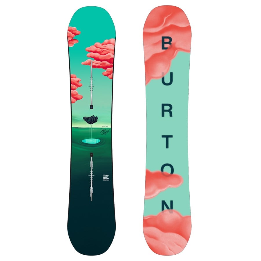 Burton Yeasayer Flying V Snowboard + Nidecker Supermatic Snowboard Bindings - Women's 2025