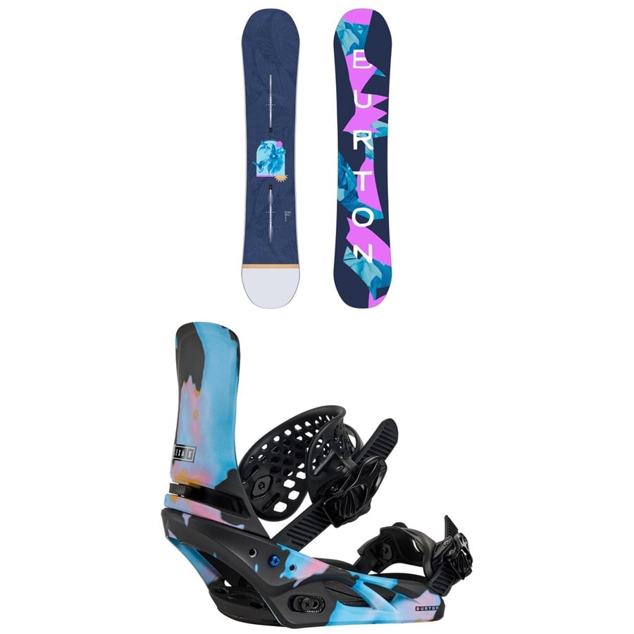 Burton Yeasayer Snowboard + Lexa X Snowboard Bindings - Women's 2026