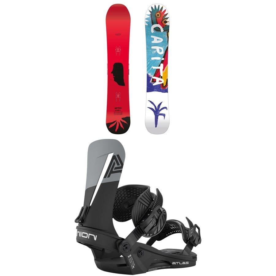 CAPiTA Aeronaut Snowboard + Union Atlas Snowboard Bindings 2026
