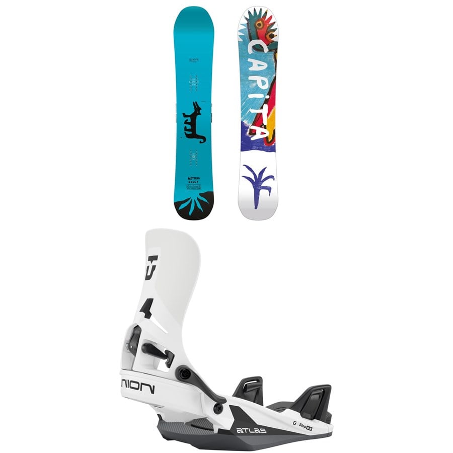 CAPiTA Aeronaut Snowboard + Union Atlas Step On Snowboard Bindings 2026