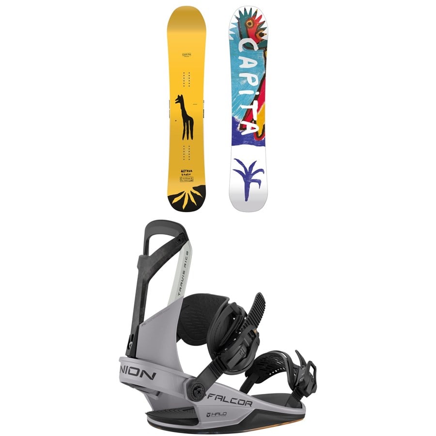 CAPiTA Aeronaut Snowboard + Union Falcor Snowboard Bindings 2026