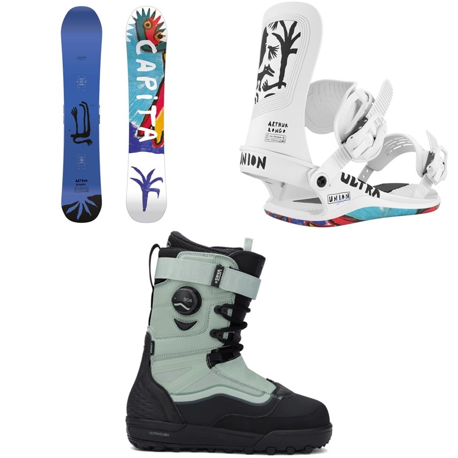 CAPiTA Aeronaut Snowboard + Union Ultra Snowboard Bindings + Vans Infuse Snowboard Boots 2026