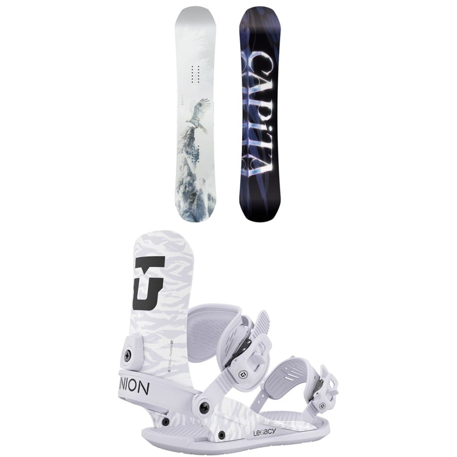 CAPiTA Birds Of A Feather Snowboard + Union Legacy Snowboard Bindings - Women's 2026