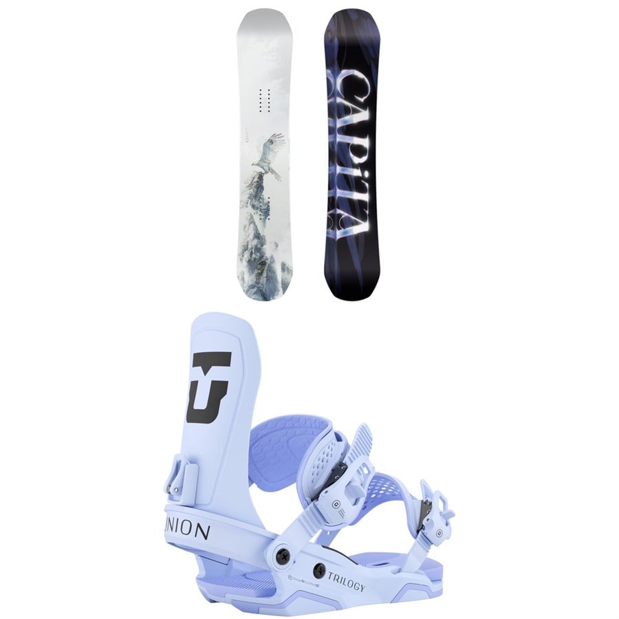 CAPiTA Birds Of A Feather Snowboard + Union Trilogy Snowboard Bindings - Women's 2026