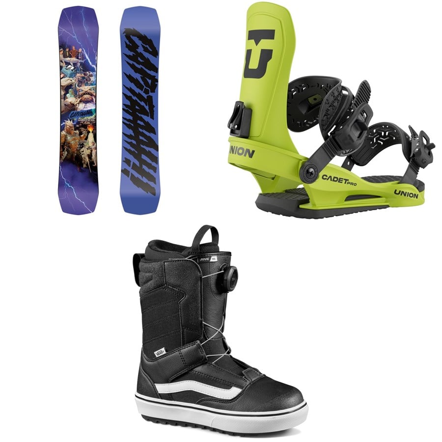 CAPiTA Children Of The Gnar Snowboard + Union Cadet Pro Snowboard Bindings + Vans Juvie OG Snowboard Boots - Kids' 2026