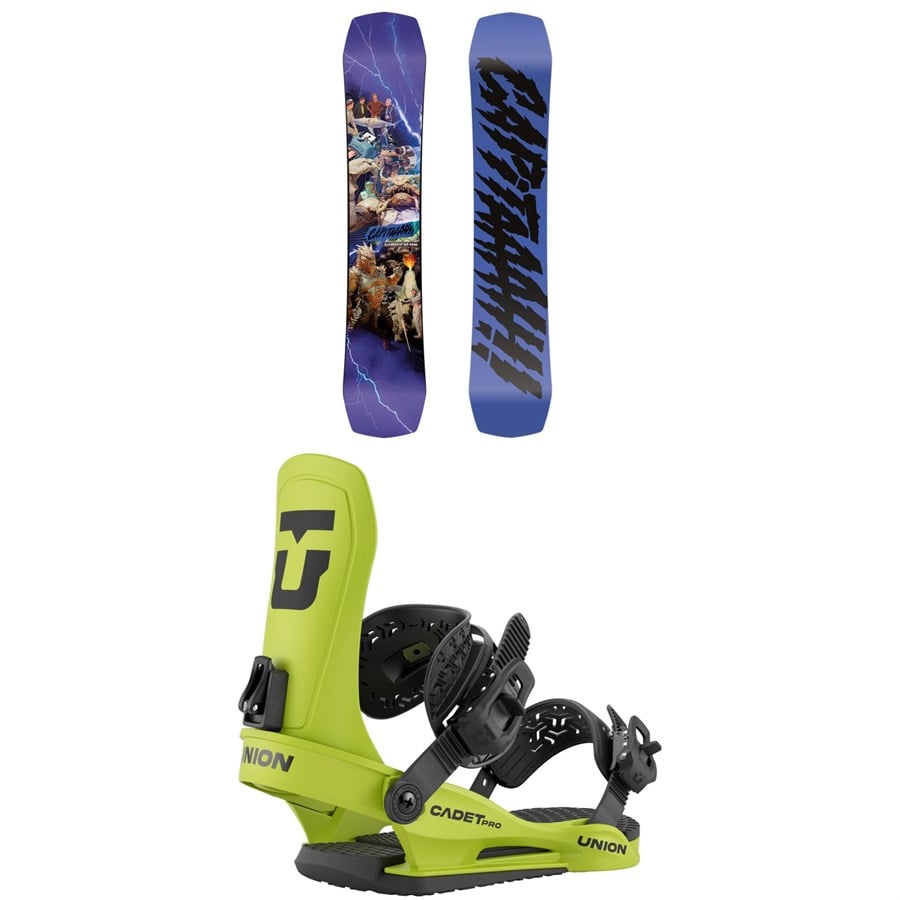 CAPiTA Children Of The Gnar Snowboard + Union Cadet Pro Snowboard Bindings - Kids' 2026