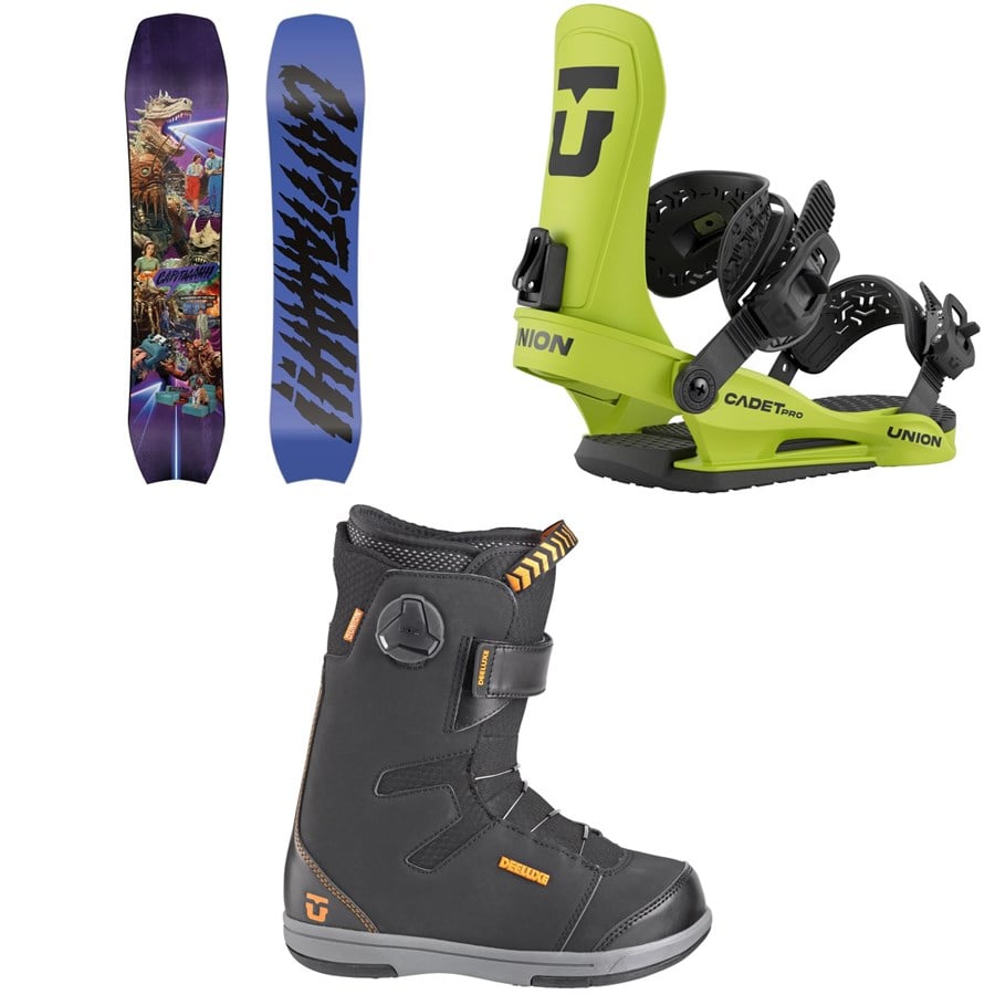 CAPiTA Children Of The Pow Snowboard + Union Cadet Pro Snowboard Bindings + Cadet Snowboard Boots - Kids' 2026