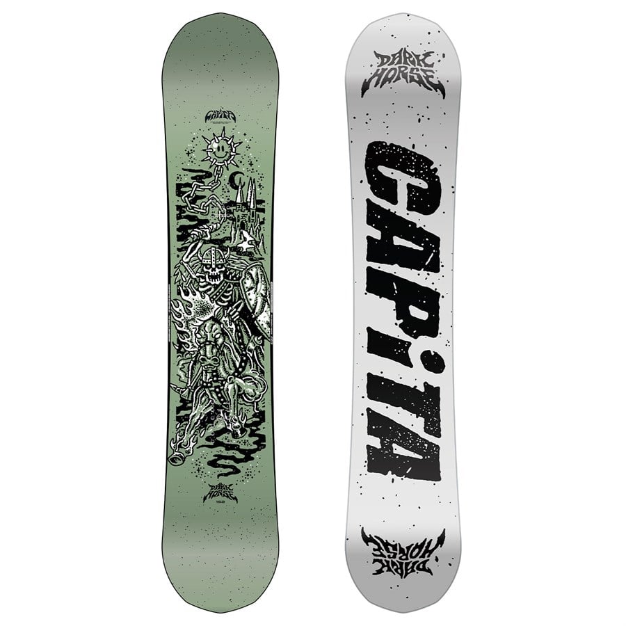 CAPiTA Dark Horse Snowboard + Union STR Snowboard Bindings 2026