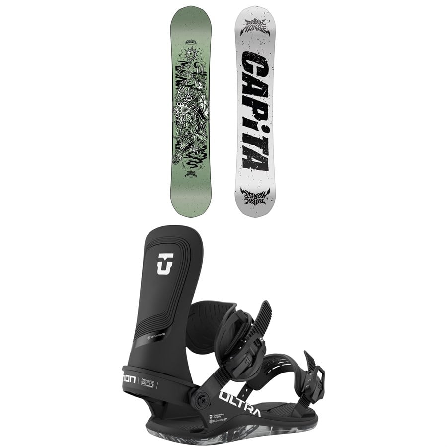 CAPiTA Dark Horse Snowboard + Union Ultra Snowboard Bindings 2026