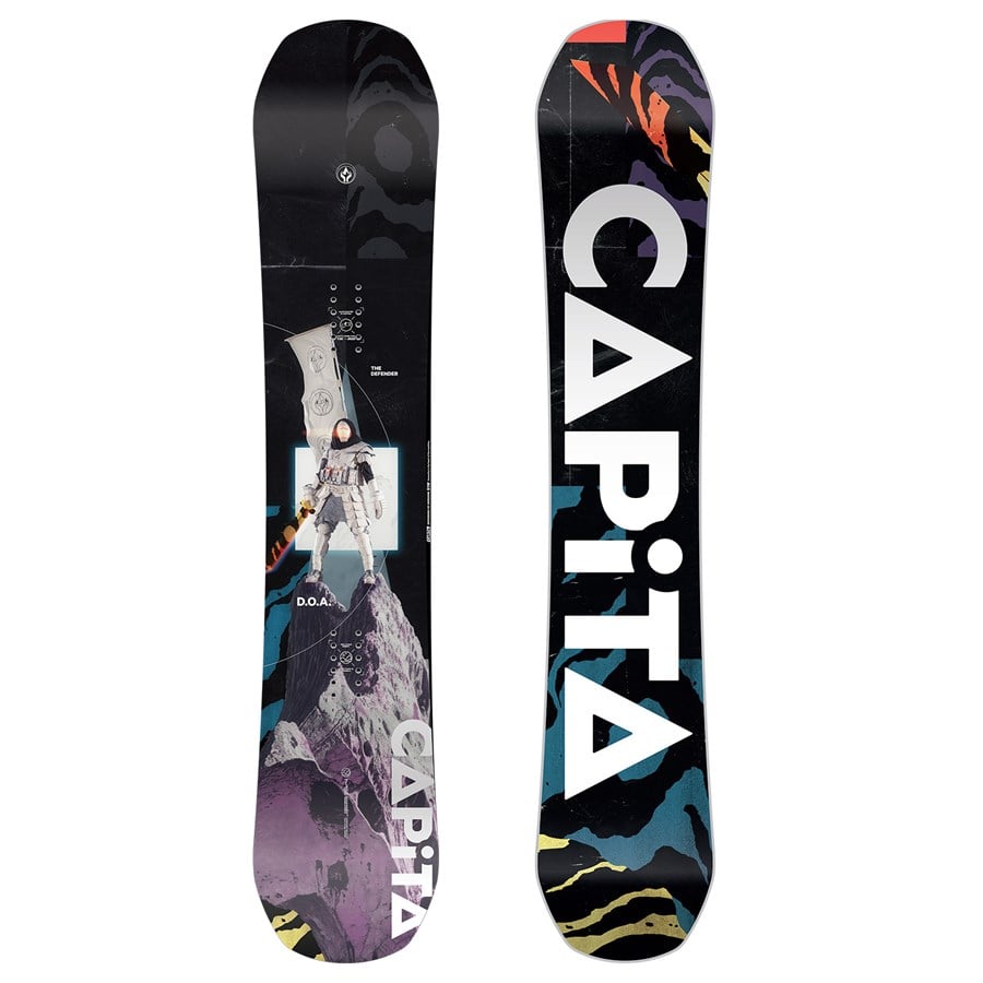 CAPiTA Defenders Of Awesome Snowboard + Union Force Classic Snowboard Bindings 2026