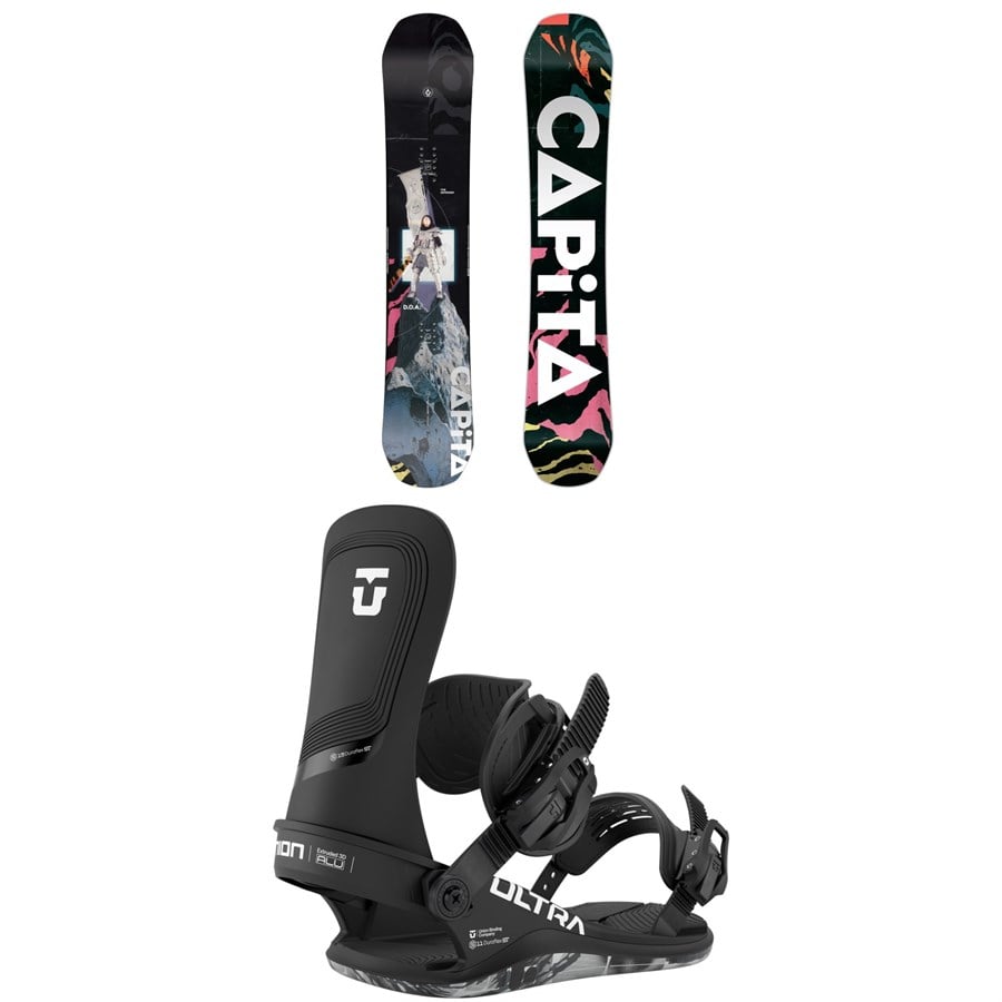 CAPiTA Defenders Of Awesome Snowboard + Union Ultra Snowboard Bindings 2026