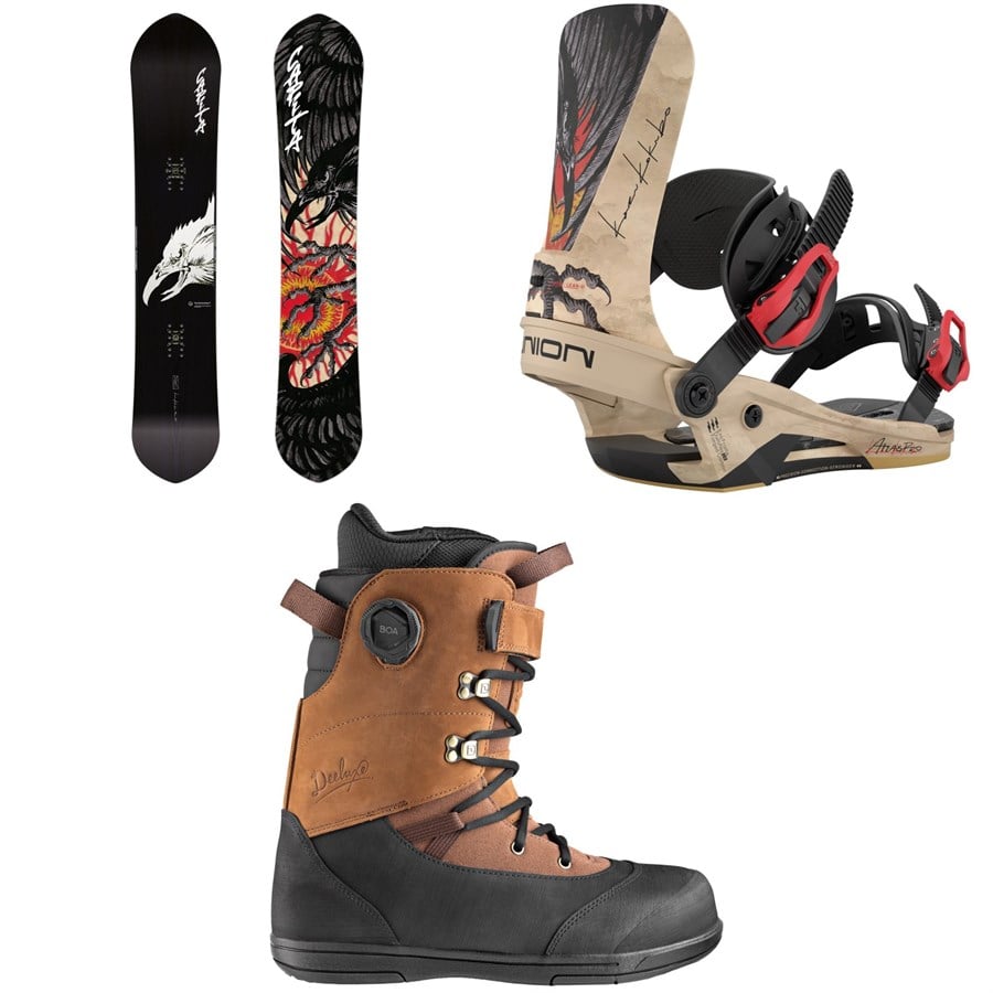 CAPiTA Kazu Kokubo Pro Snowboard + Union Atlas Pro Snowboard Bindings + Deeluxe AREth Rin Snowboard Boots 2026