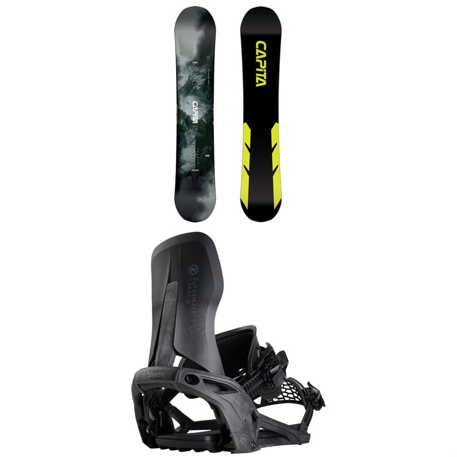 CAPiTA Mega Mercury Snowboard + Nidecker Supermatic Carbon Snowboard Bindings 2026