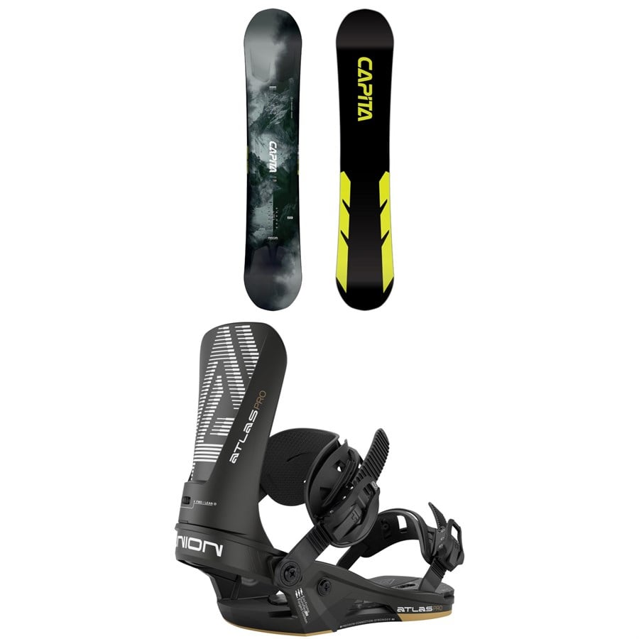 CAPiTA Mega Mercury Snowboard + Union Atlas Pro Snowboard Bindings 2026