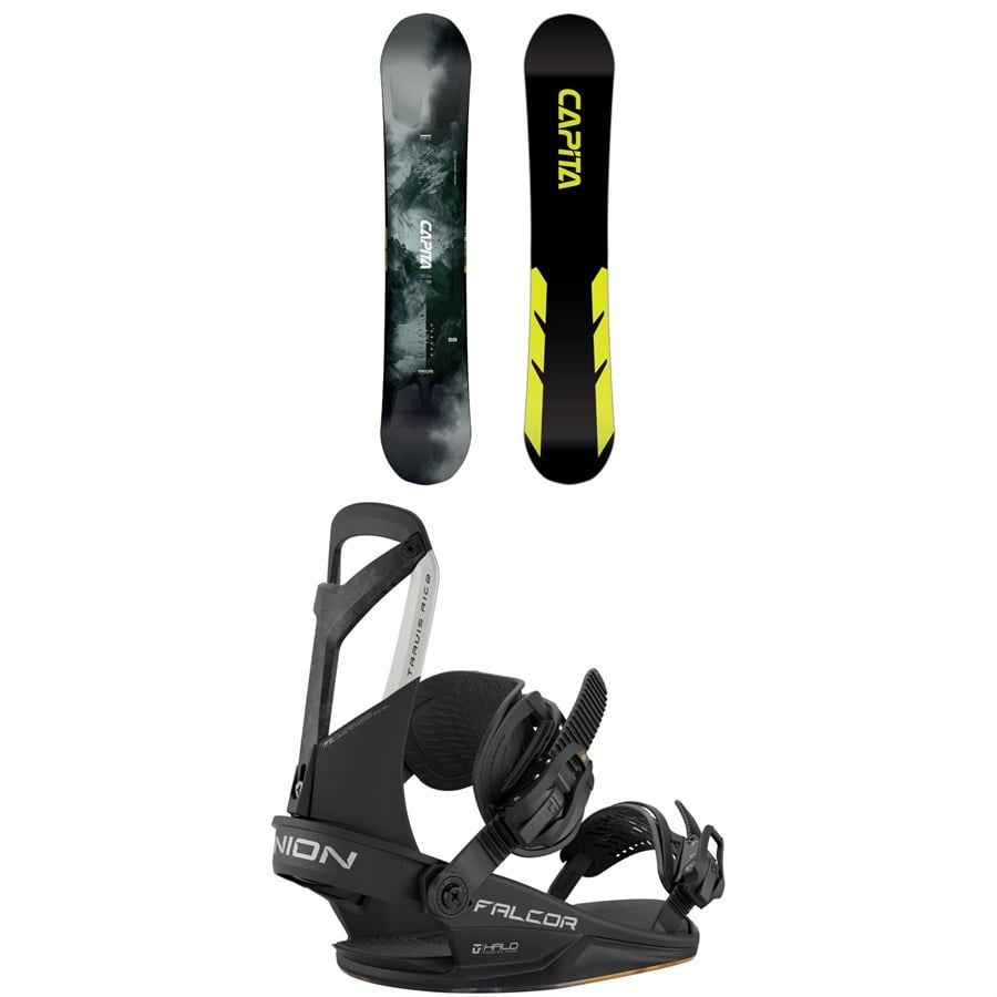 CAPiTA Mega Mercury Snowboard + Union Falcor Snowboard Bindings 2026