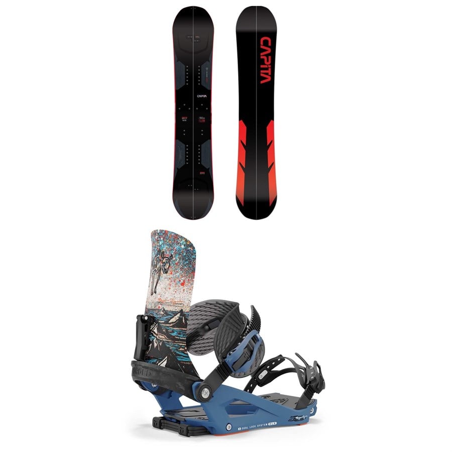 CAPiTA Mega Splitboard + Union Expedition Skins + Charger Pro Splitboard Bindings 2025