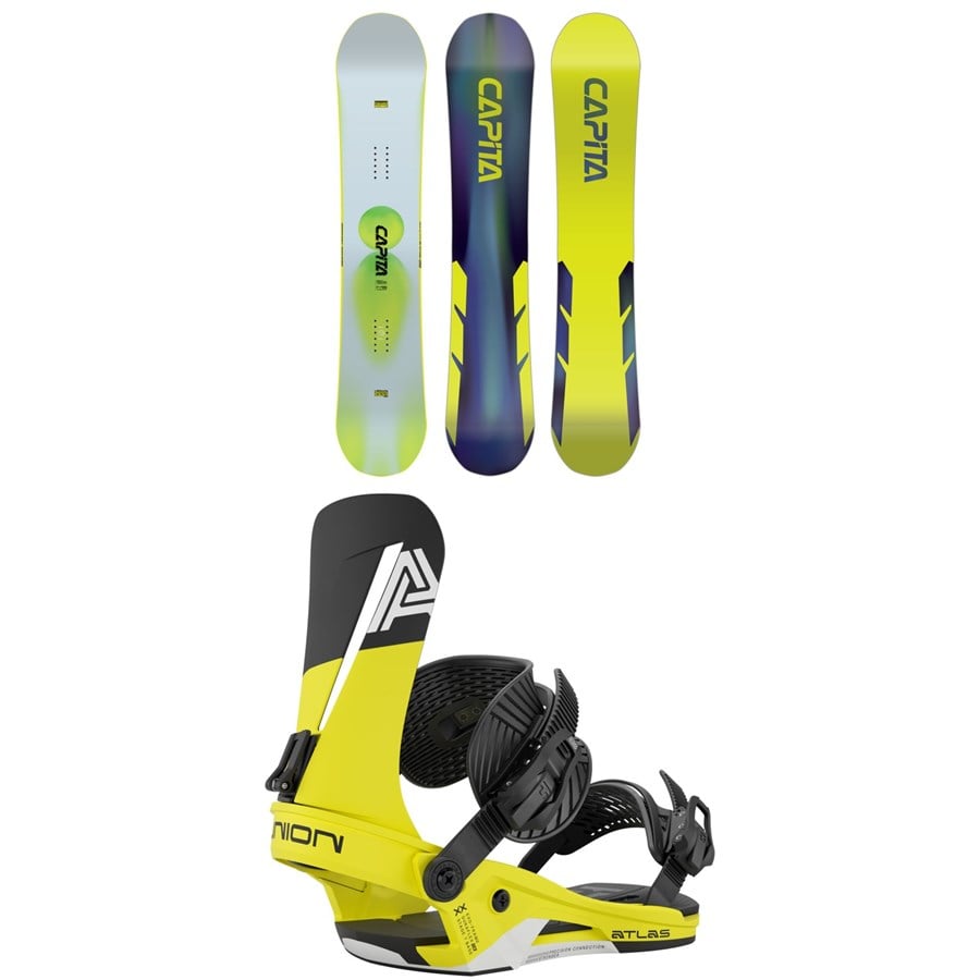 CAPiTA Mercury Snowboard + Union Atlas Snowboard Bindings 2026