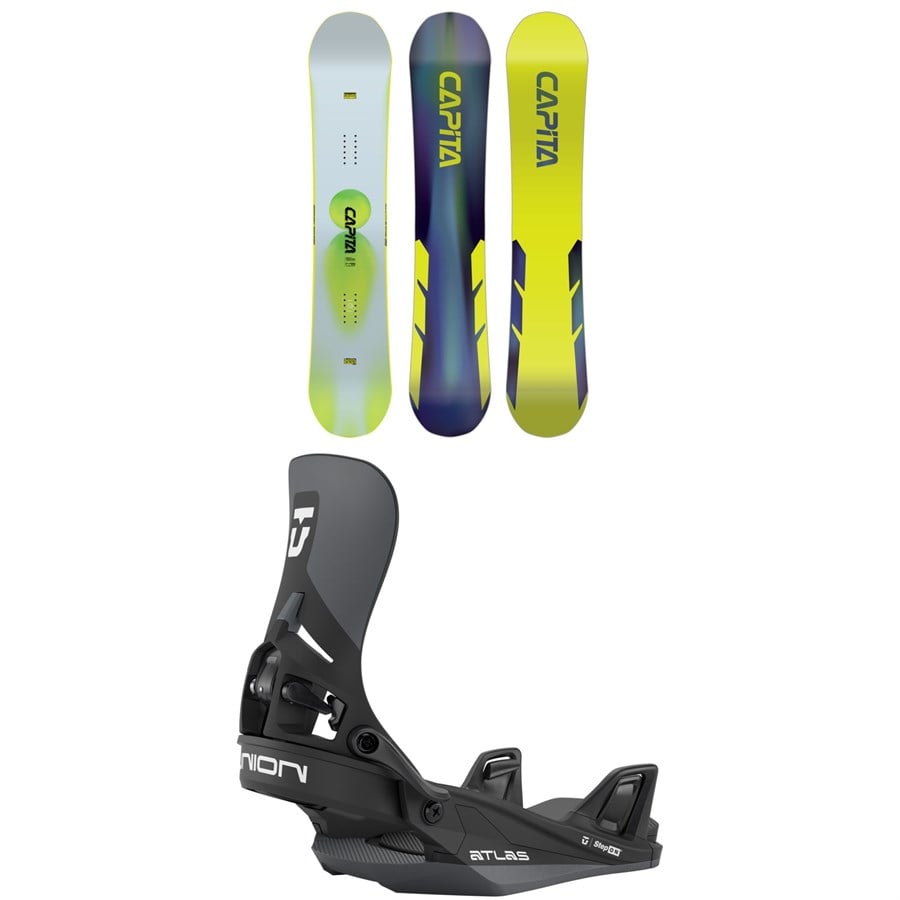 CAPiTA Mercury Snowboard + Union Atlas Step On Snowboard Bindings 2026