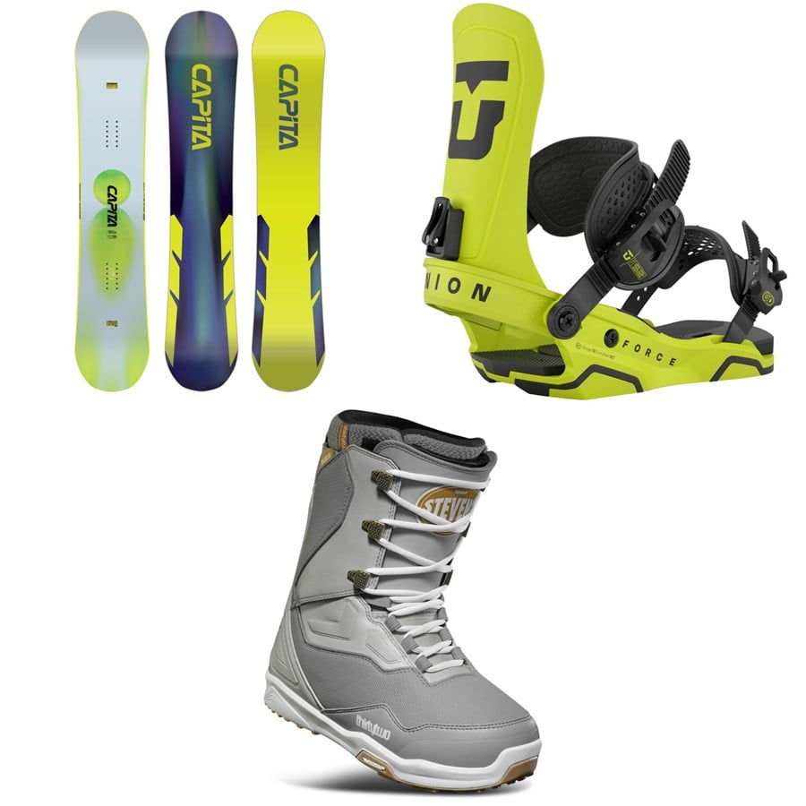 CAPiTA Mercury Snowboard + Union Force Snowboard Bindings + Thirtytwo TM-2 Snowboard Boots 2026
