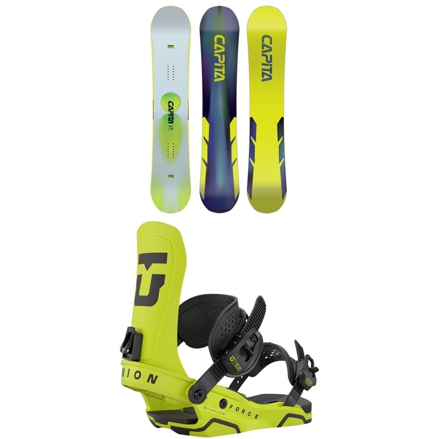 CAPiTA Mercury Snowboard + Union Force Snowboard Bindings 2026