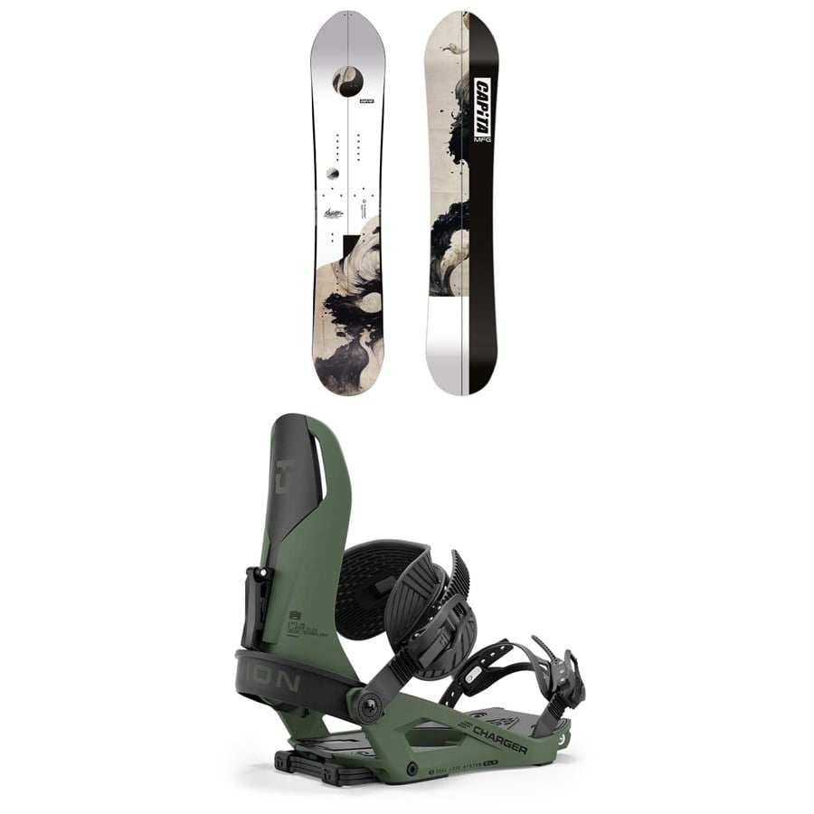 CAPiTA Navigator Splitboard + Union Expedition Skins + Charger Splitboard Bindings 2025