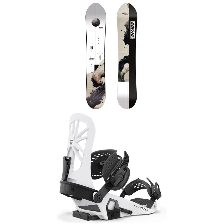 CAPiTA Navigator Splitboard + Union Expedition Skins 2025 + Explorer Splitboard Bindings 2025