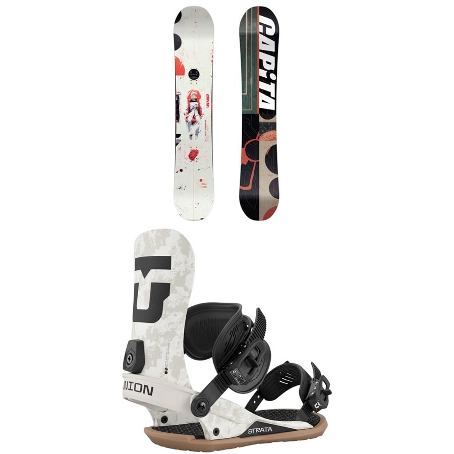 CAPiTA Outerspace Living Snowboard + Union Strata Snowboard Bindings 2026