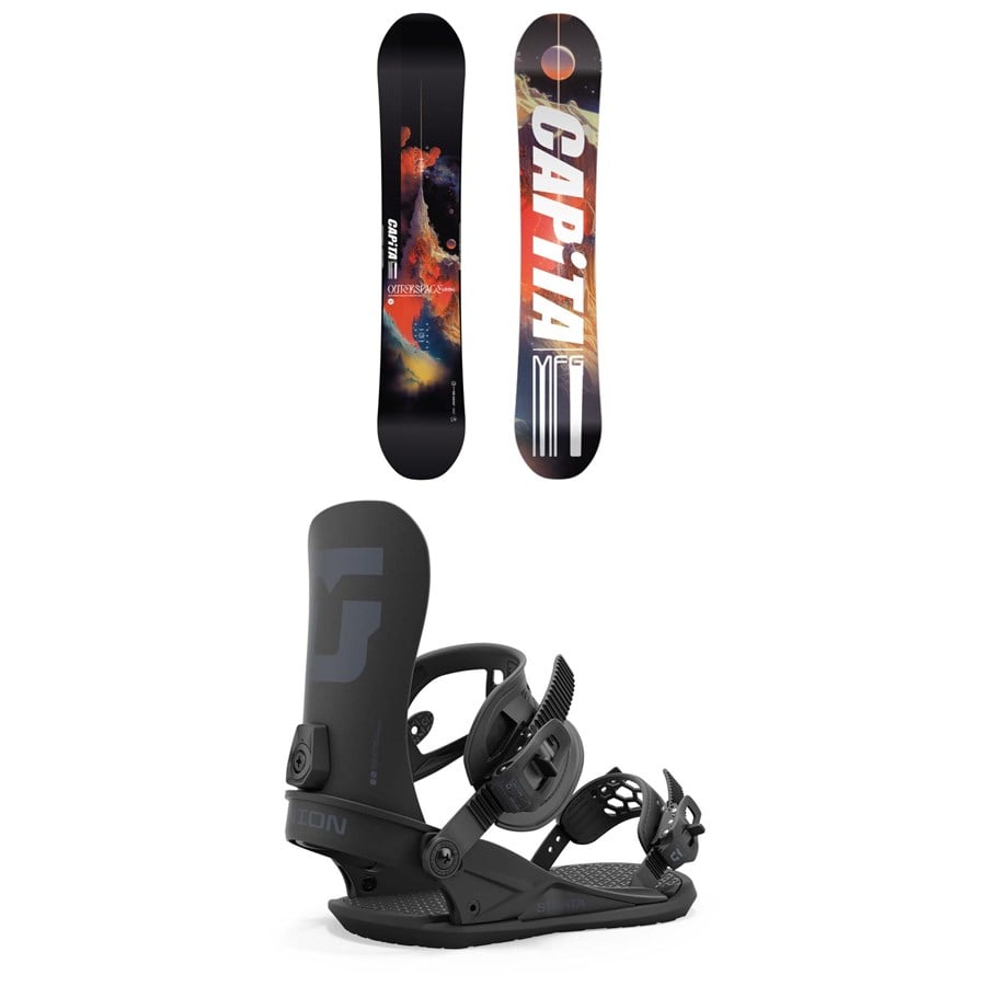 CAPiTA Outerspace Living Snowboard + Union Strata Snowboard Bindings 2025