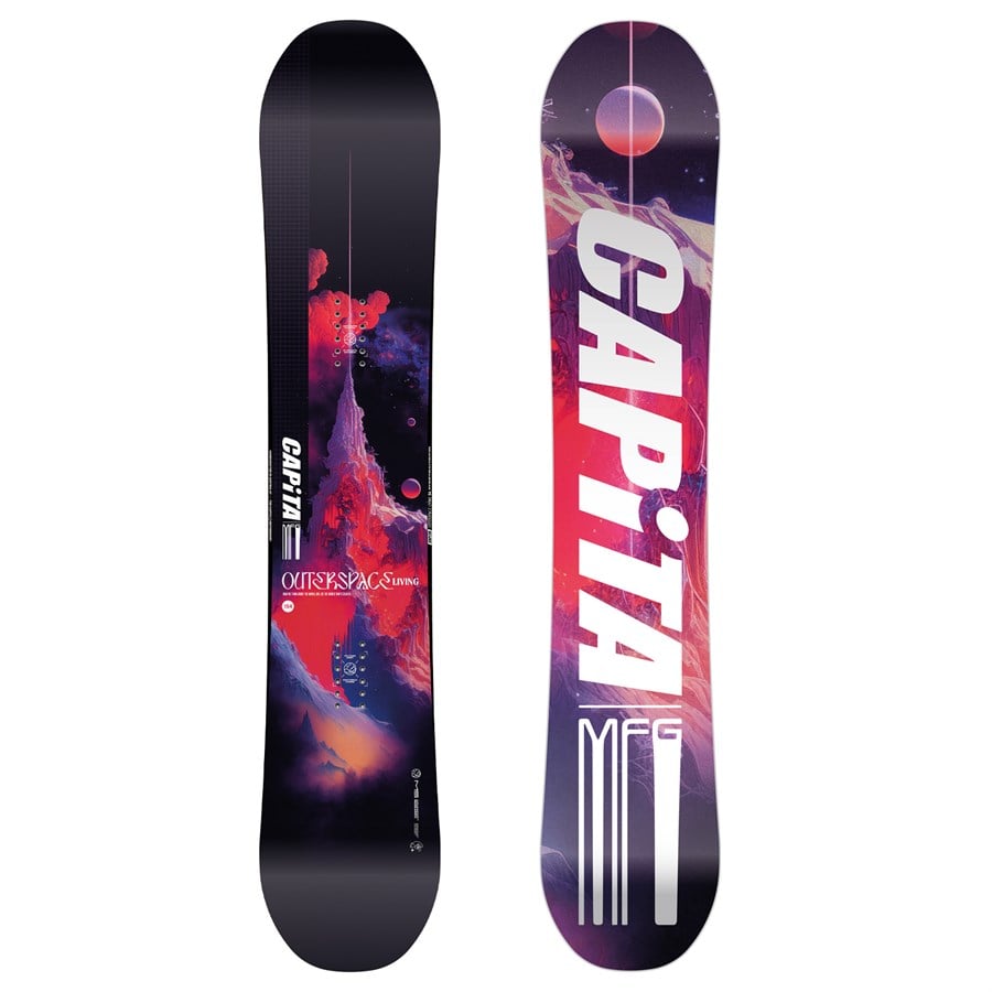 CAPiTA Outerspace Living Snowboard + Union Strata Snowboard Bindings 2025