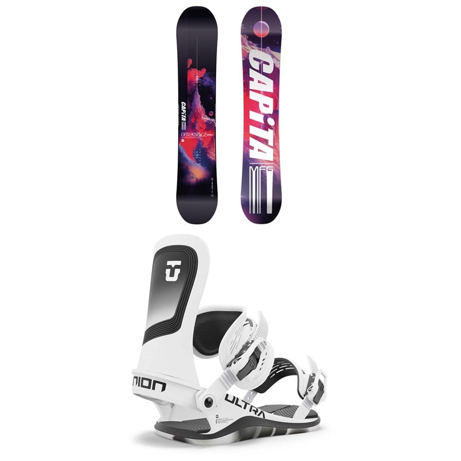 CAPiTA Outerspace Living Snowboard + Union Ultra Snowboard Bindings 2025