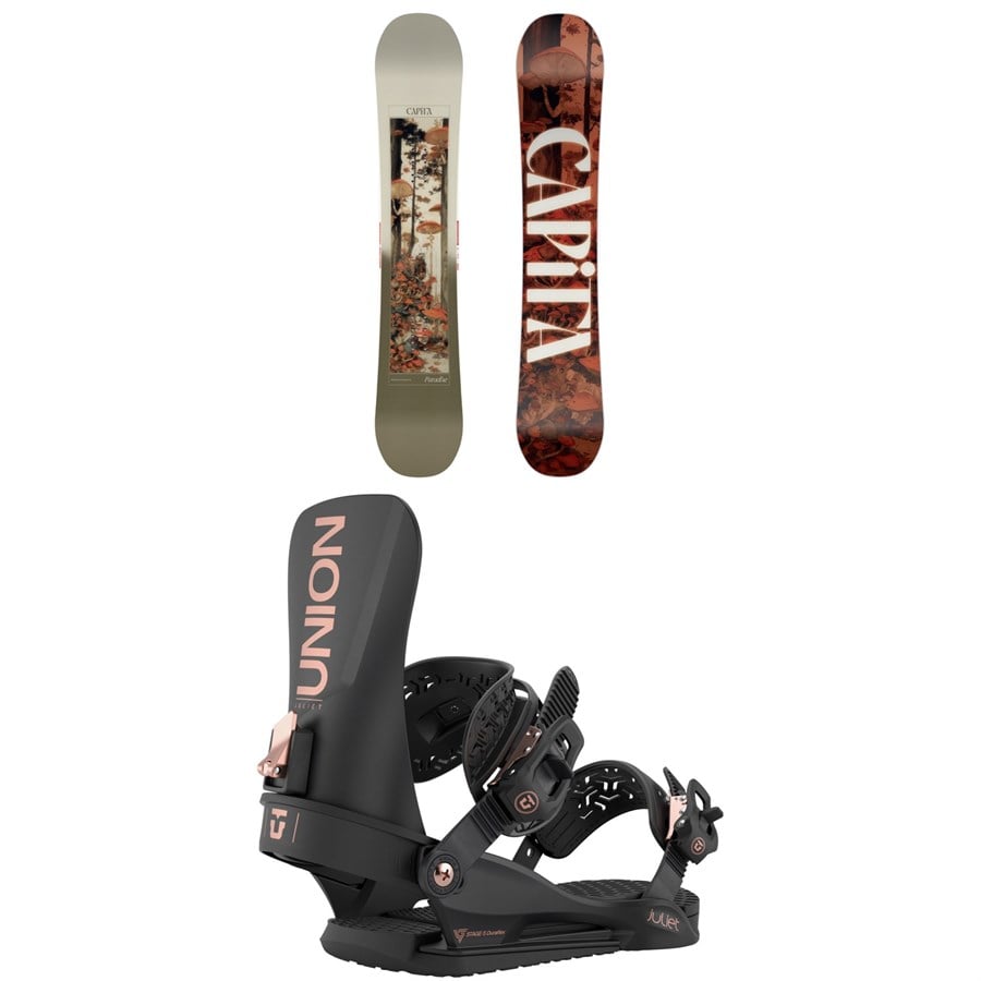 CAPiTA Paradise Snowboard + Union Juliet Snowboard Bindings - Women's 2026