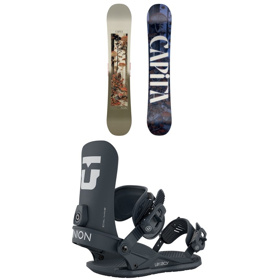 CAPiTA Paradise Snowboard + Union Legacy Snowboard Bindings - Women's 2026