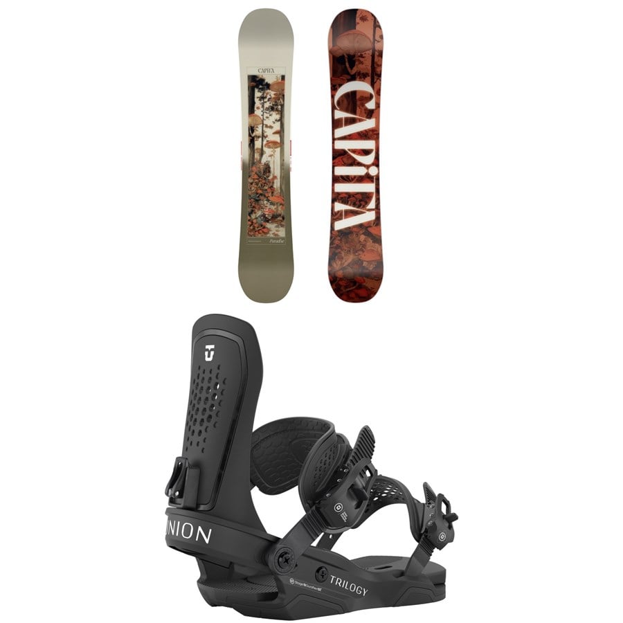 CAPiTA Paradise Snowboard + Union Trilogy Snowboard Bindings - Women's 2026