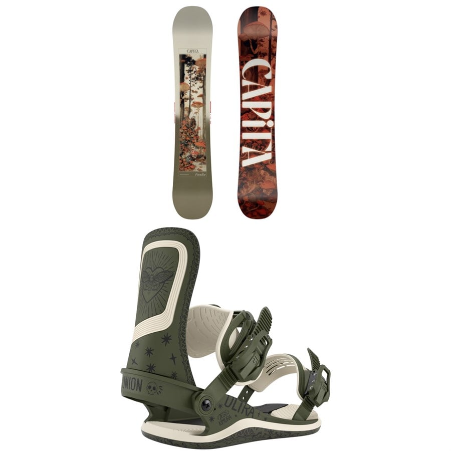 CAPiTA Paradise Snowboard + Union Ultra Snowboard Bindings - Women's 2026