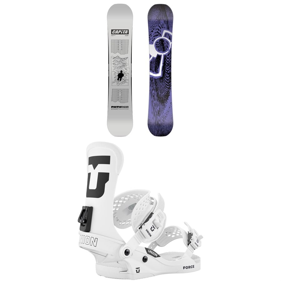 CAPiTA Pathfinder Snowboard + Union Force Classic Snowboard Bindings 2026