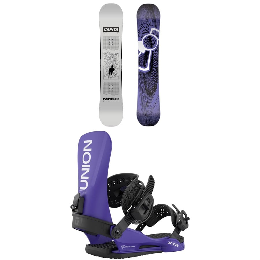 CAPiTA Pathfinder Snowboard + Union STR Snowboard Bindings 2026