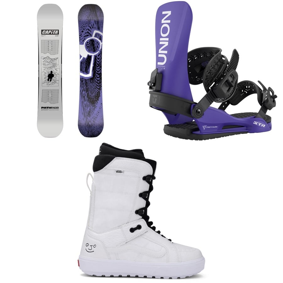 CAPiTA Pathfinder Snowboard + Union STR Snowboard Bindings + Vans Hi Standard OG Snowboard Boots 2026