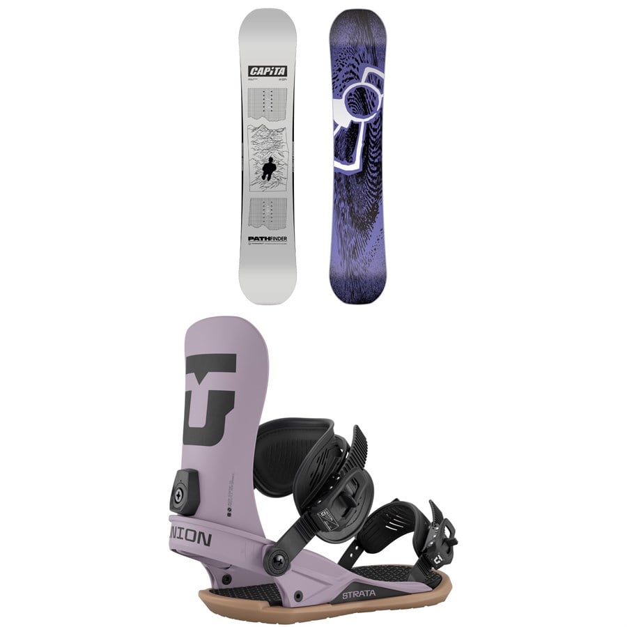 CAPiTA Pathfinder Snowboard + Union Strata Snowboard Bindings 2026
