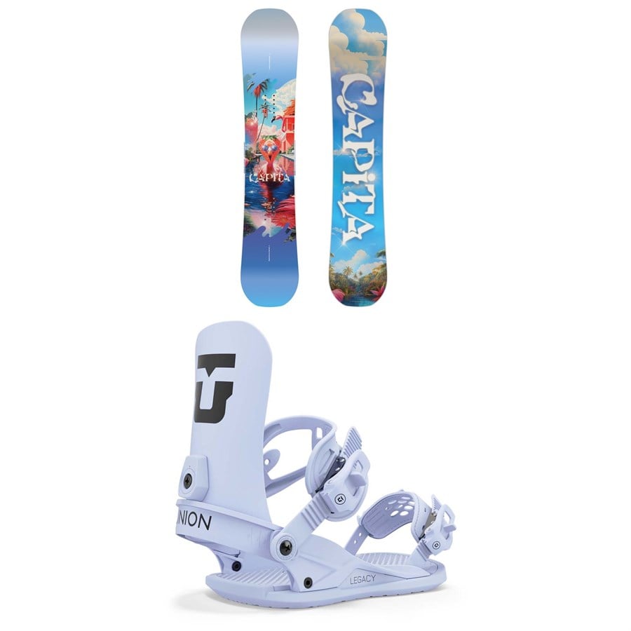 CAPiTA Space Metal Fantasy Snowboard + Union Legacy Snowboard Bindings - Women's 2025
