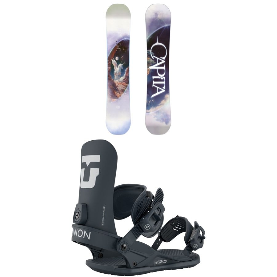 CAPiTA Space Metal Fantasy Snowboard + Union Legacy Snowboard Bindings - Women's 2026