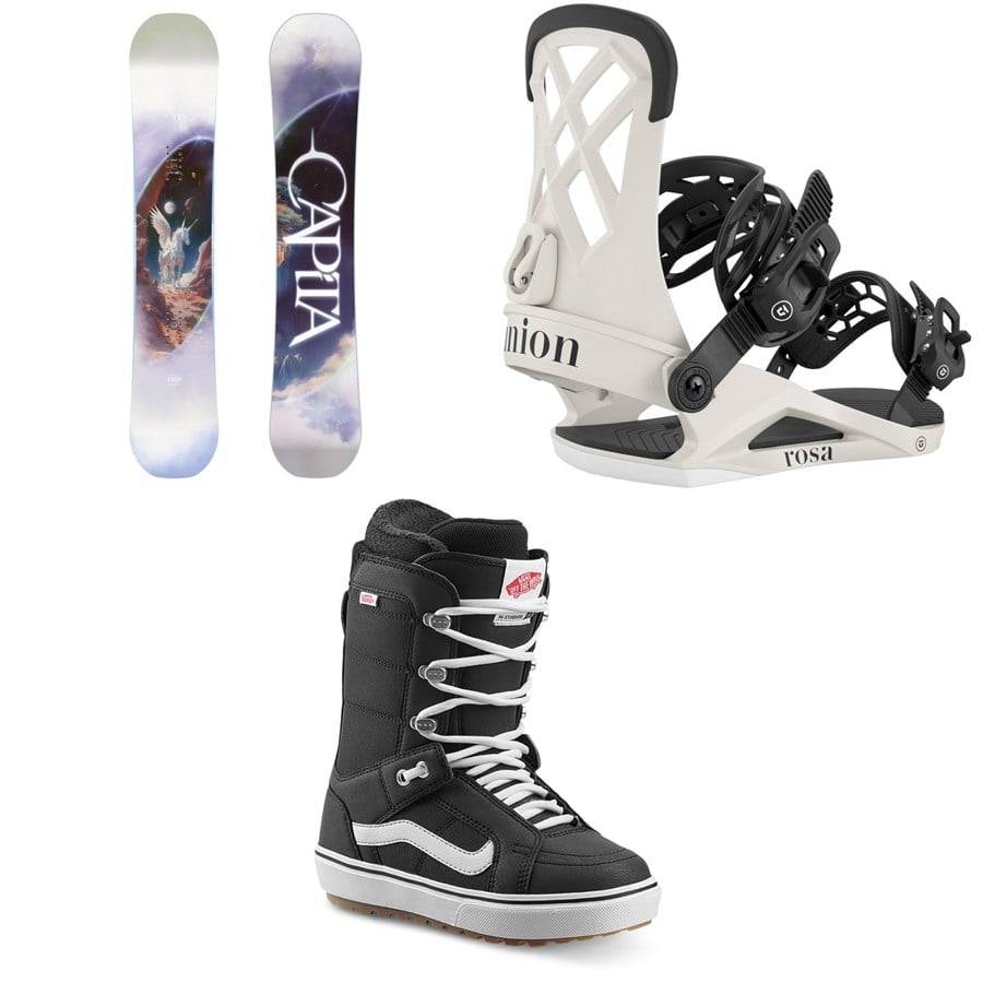 CAPiTA Space Metal Fantasy Snowboard + Union Rosa Snowboard Bindings + Vans Hi Standard OG Snowboard Boots - Women's 2026