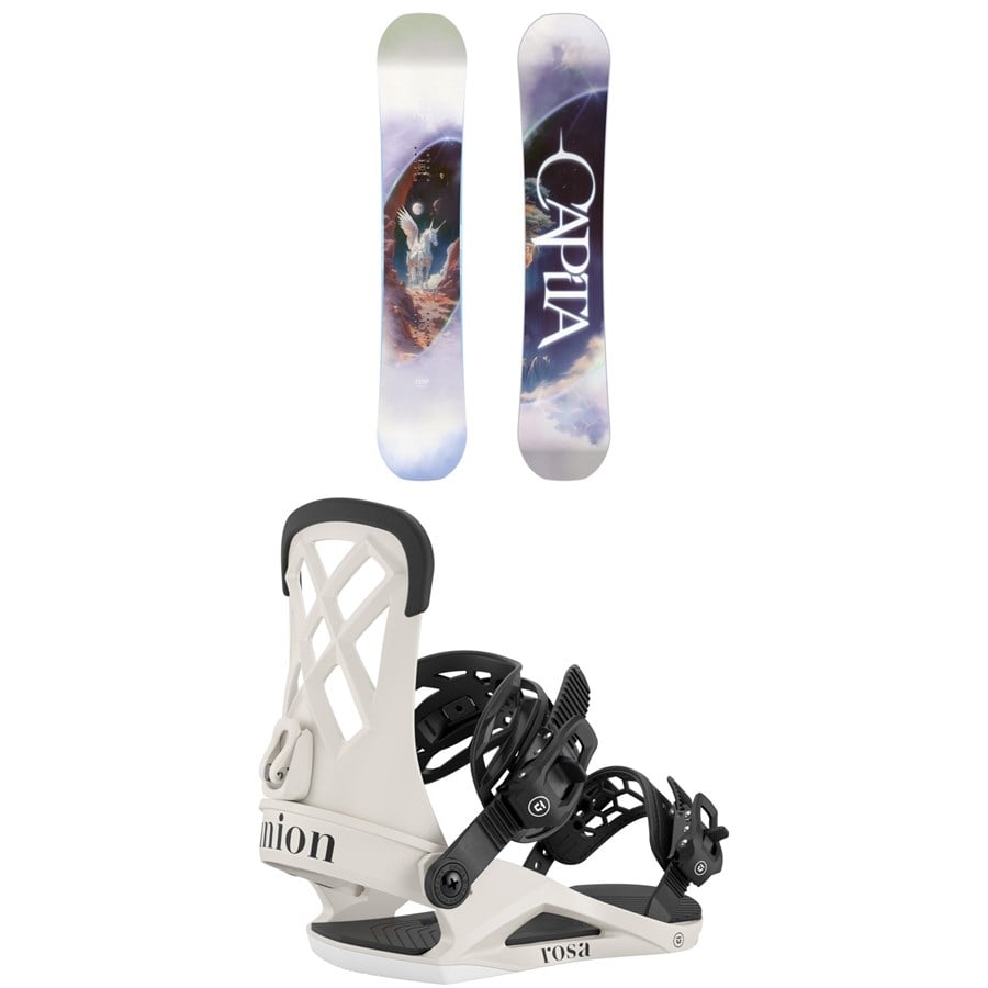 CAPiTA Space Metal Fantasy Snowboard + Union Rosa Snowboard Bindings - Women's 2026