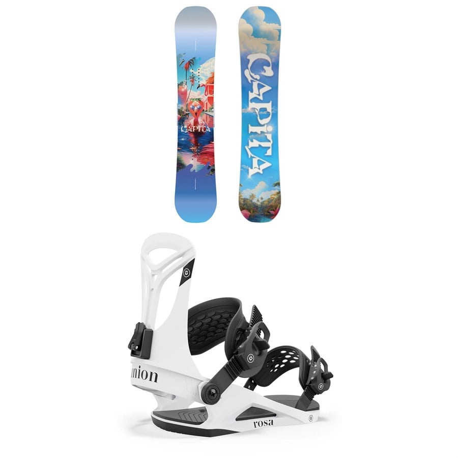 CAPiTA Space Metal Fantasy Snowboard + Union Rosa Snowboard Bindings - Women's 2025