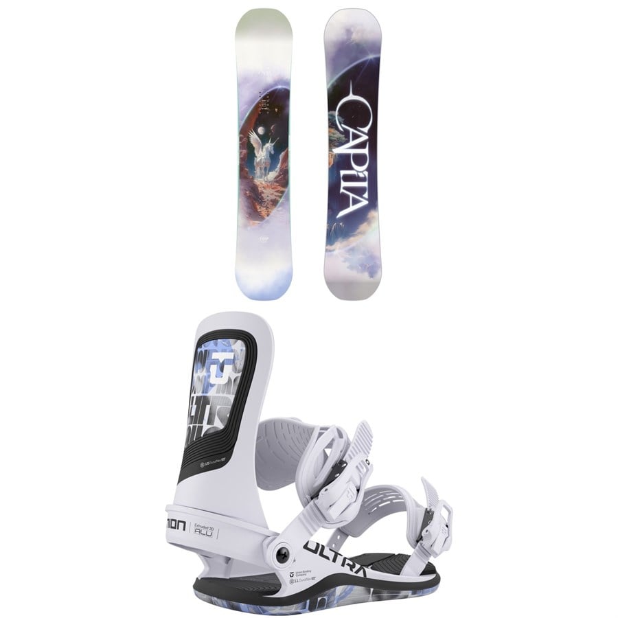 CAPiTA Space Metal Fantasy Snowboard + Union Ultra Snowboard Bindings - Women's 2026