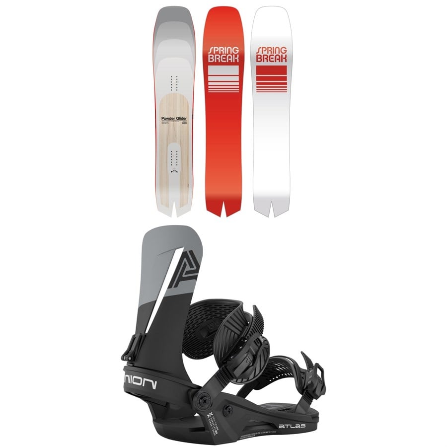 CAPiTA Spring Break Powder Glider Snowboard + Union Atlas Snowboard Bindings 2026