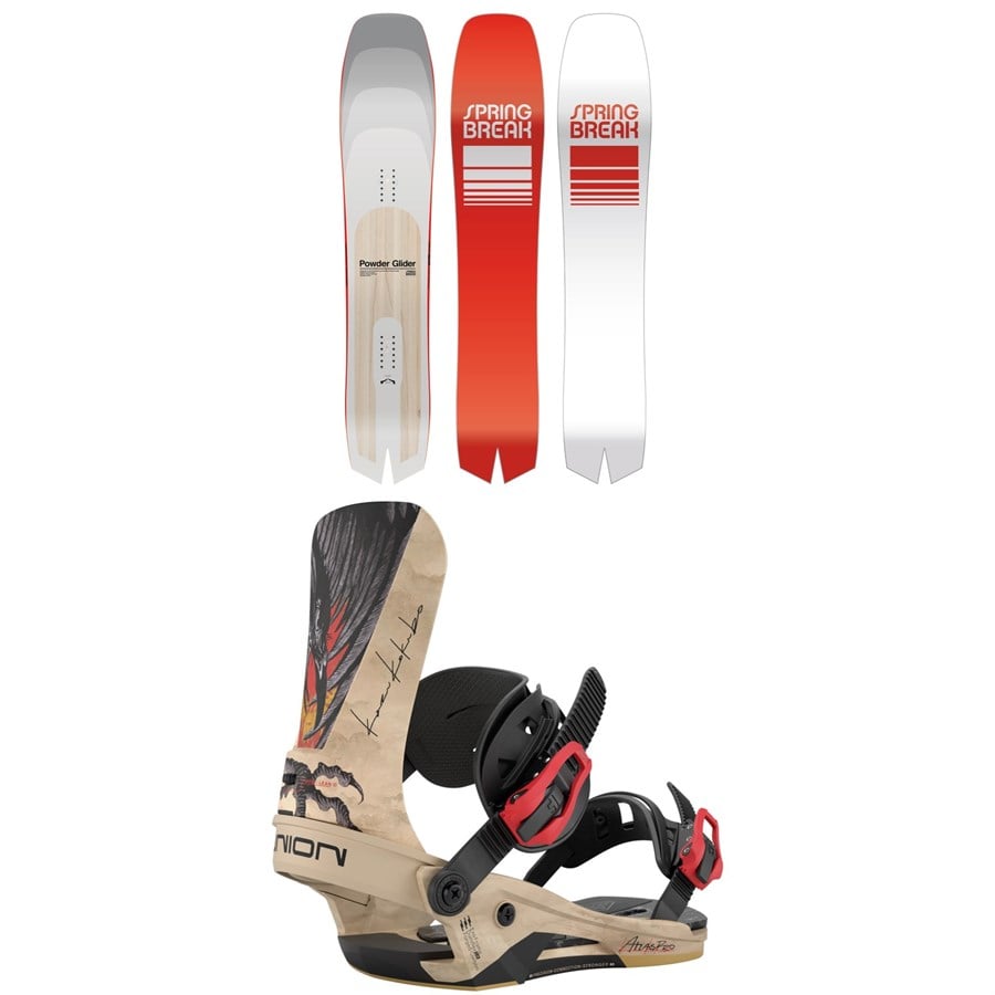 CAPiTA Spring Break Powder Glider Snowboard + Union Atlas Pro Snowboard Bindings 2026